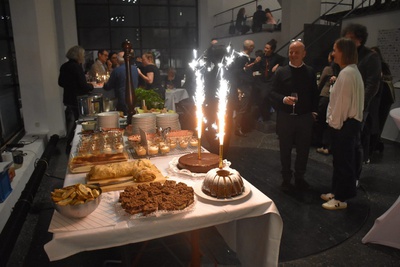 Abendessen mit Partnern, Sponsoren und Förderern im aut am 5. Feber 2023