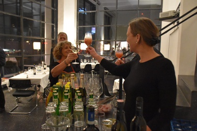 Abendessen mit Partnern, Sponsoren und Förderern im aut am 3. Feber 2024