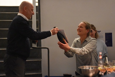 Dank an Claudia Wedekind, die seit inzwischen 21 Jahren im aut tätig ist