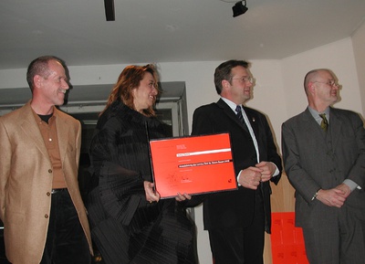 Preisverleihung 2002 mit Zaha Hadid Preisverleihung 2002 mit Zaha Hadid