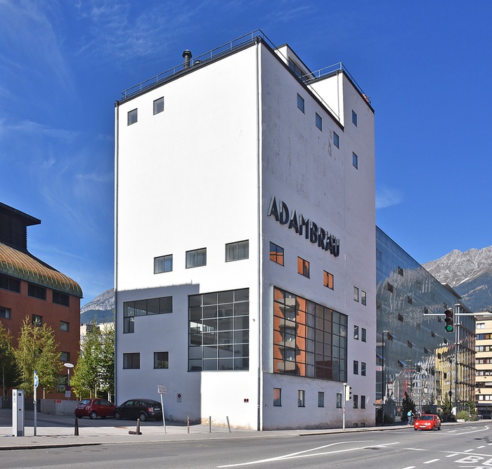 The Adambräu building in Innsbruck