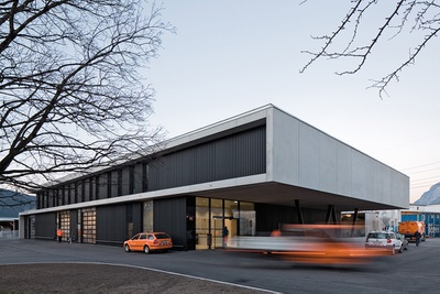 Straßenbauhof, Innsbruck, 2013 – 2015 (Architektur: dreiplus Architekten)