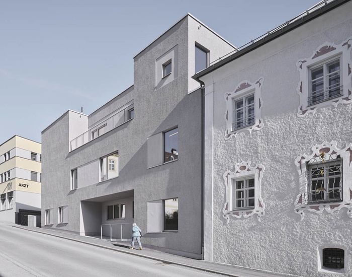 Auszeichnung des Landes Tirol für Neues Bauen 2024: ZEIT DES ERWACHENS – Klösterle, Revitalisierung, Imst, 2015 – 2024 (Architektur: STUDIO LOIS)