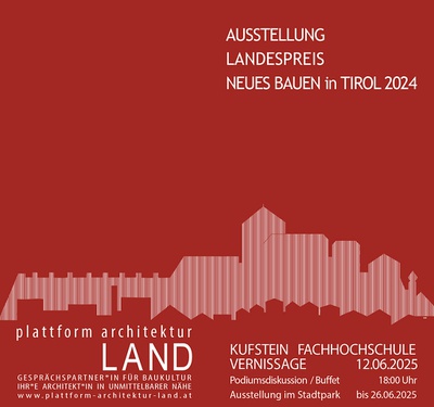 Plakatsujet – © plattform architektur LAND Plakatsujet