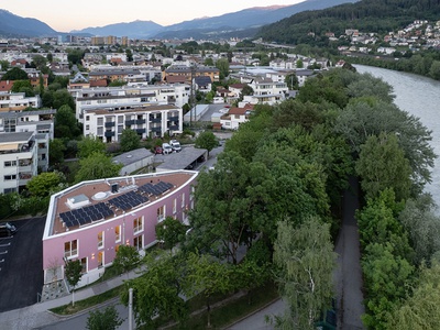 Noah – Betreutes Wohnen für bedürftige Personen, Innsbruck, 2023 – 2026 (Architektur: columbosnext (Verena Rauch + Walter Prenner))
