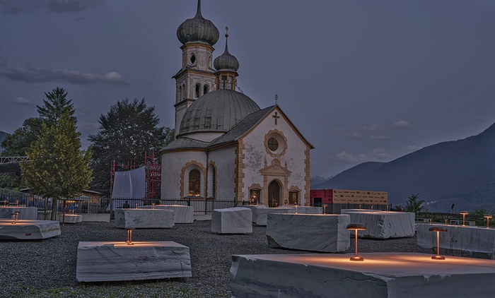 Freiluftfoyer am Birkenberg, Tiroler Volksschauspiele Telfs, 2023