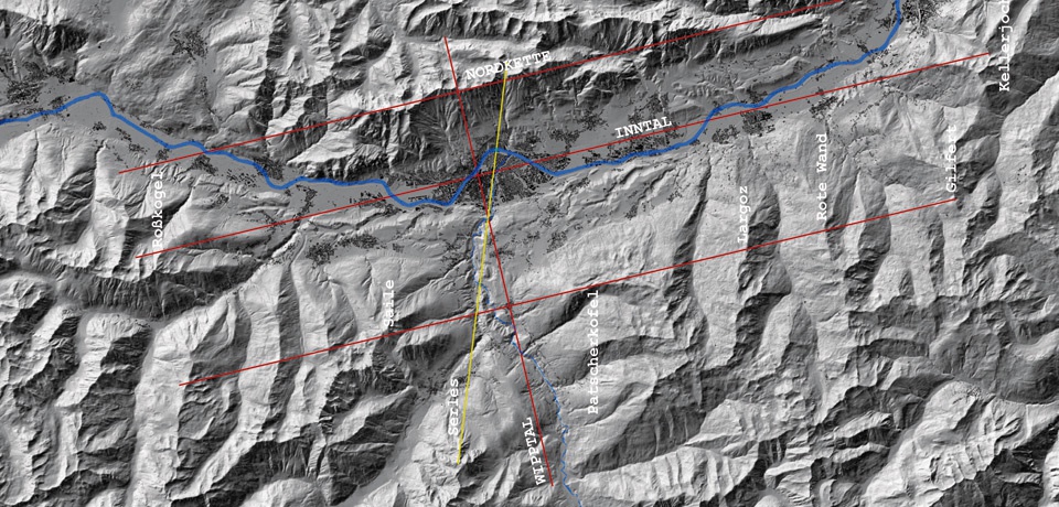 Inntal von Osten nach Westen