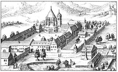 Kloster Ettal, Matthaeus Merian, um 1640