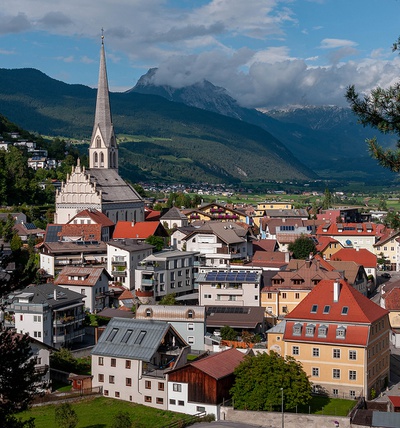 Blick auf die Oberstadt von Imst – © Werner Burtscher Blick auf die Oberstadt von Imst