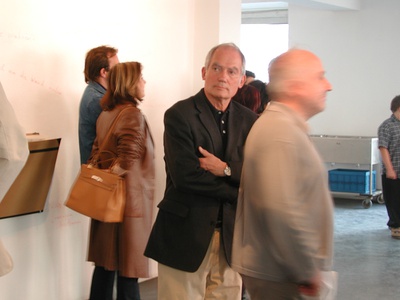 Karl Heinz bei der Feier "10 Jahre Architekturforum Tirol"