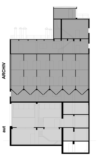 Längsschnitt nach Umbau