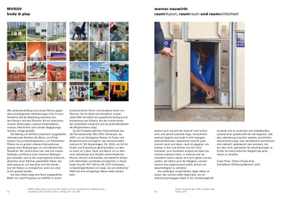 Doppelseite aus der Publikation mit den Beiträgen von MVRDV und Werner Neuwirth
