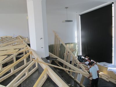 Ausstellungsaufbau - Tag 3
