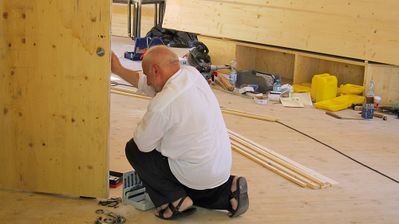 April bis Mai 2015: das bilding entsteht