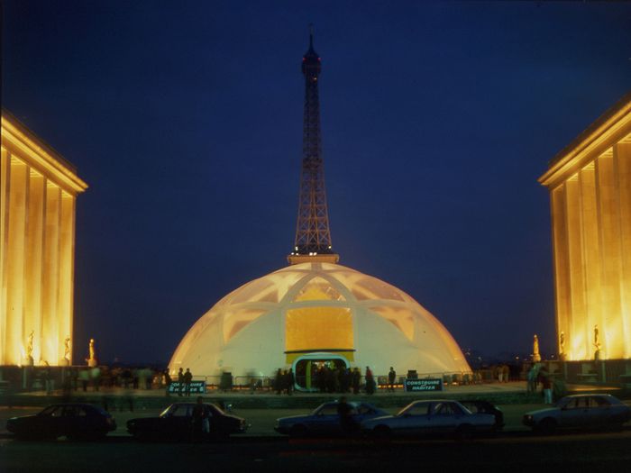 Volumen "Chaillot 1" für die Ausstellung „Construire pour habiter“ des Ministerium für Stadtplanung und Wohnungswesen, Paris, 1981