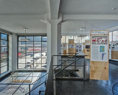 Blick in die Ausstellung im aut