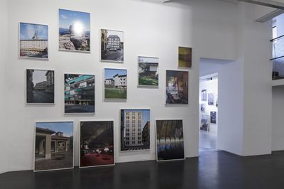Blick in die Ausstellung "Italomodern 2" im aut