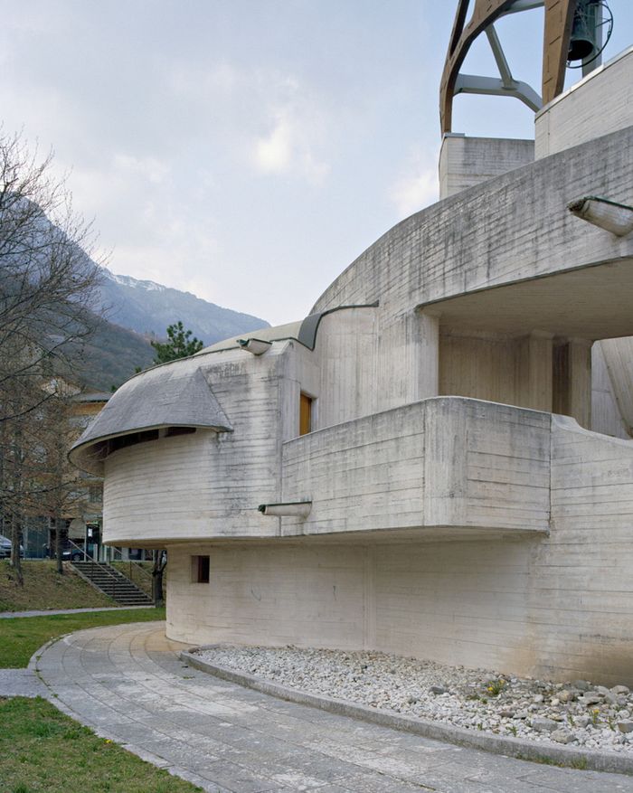 Giovanni Michelucci, Kirche und Denkmal Longarone, 1966 – 78, © Werner Feiersinger