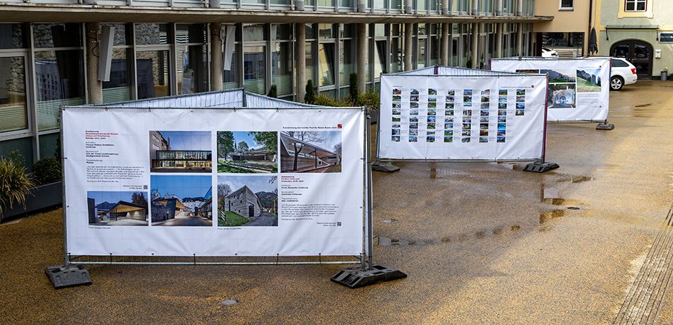Ausstellung "Neues Bauen in Tirol 2022" in Schwaz