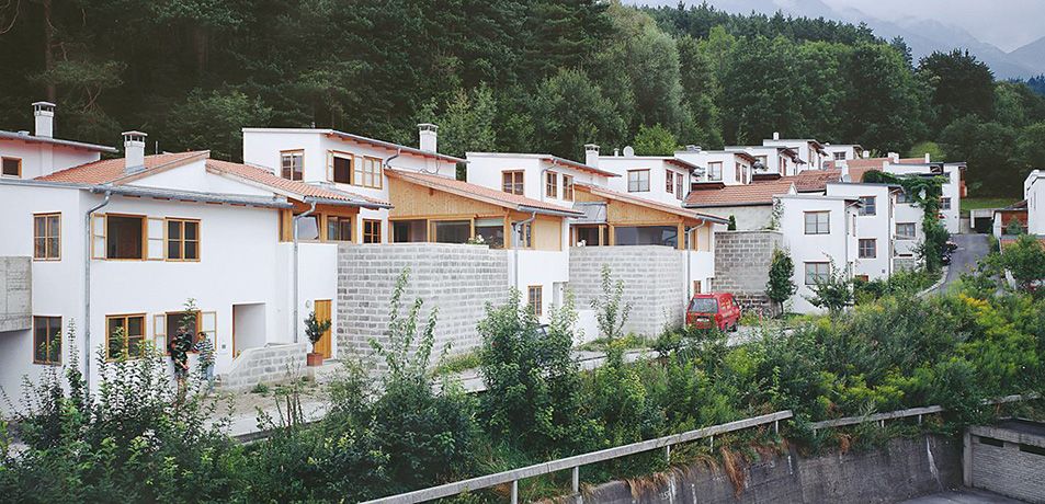 Norbert Fritz, Siedlung Pumpligahn, Innsbruck, 1980  – 95