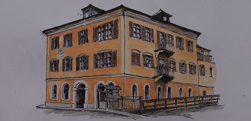 Aquarell von Elmar Gabriel, Mai 2018