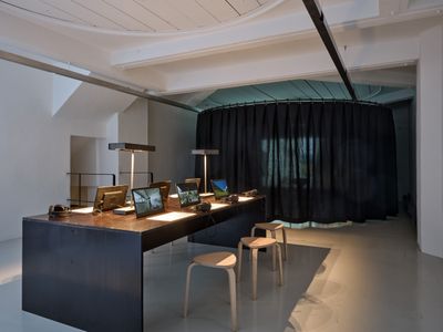 Blick in die Ausstellung "Über Othmar Barth" im aut