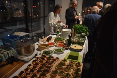 Abendessen mit Partnern, Sponsoren und Förderern im aut am 5. Feber 2023