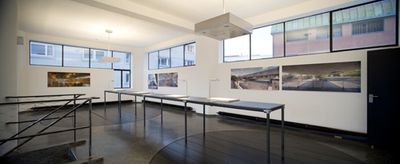 Blick in die Ausstellung "Vilanova Artigas • Lina Bo Bardi • Paulo Mendes da Rocha"