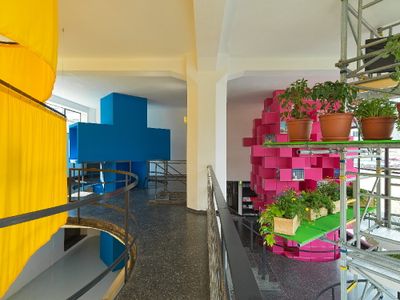 Blick in die Ausstellung "Architecture Speaks: The Language of MVRDV"