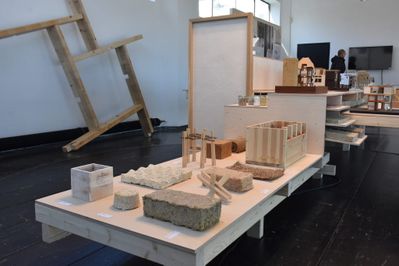 Ausstellung "ZENZI – Zentrum für zirkuläres und nach­haltiges Bauen" im aut