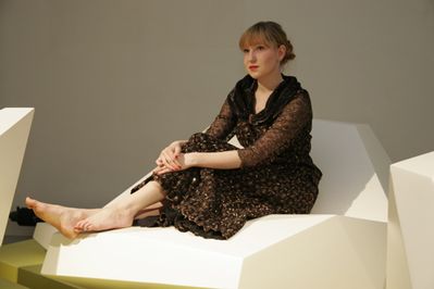 Blick in die Ausstellung "Farbenhäuser und Lichtgewächse"