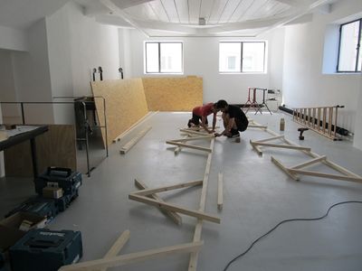 Ausstellungsaufbau - der Endspurt beginnt
