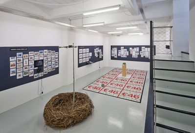 Blick in die Ausstellung im aut