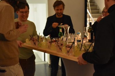 Abendessen mit Partnern, Sponsoren und Förderern im aut am 3. Feber 2024