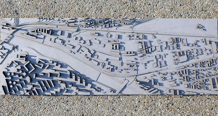 LORENZATELIERS, Gewerbegebiet Mühlau / Arzl in Innsbruck, Modellfoto Bestand