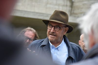 Hanno Schlögl im Sommer 2019 beim Besuch des Naturparkhaus Längenfeld im Rahmen eines "Vor Ort".