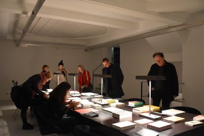 Ausstellungseröffnung "Lars Müller: Bücher bauen"