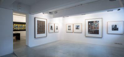 Blick in die Ausstellung "Klaus Kinold: Hans Döllgast und Rudolf Schwarz" im aut