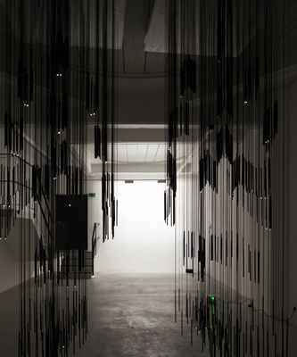 Blick in die Ausstellung "Rens Veltman: Infra und Ultra oder Colonise the Dark"