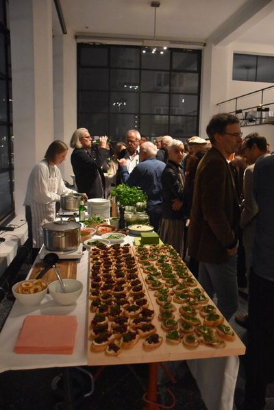 Abendessen mit Partnern, Sponsoren und Förderern im aut am 5. Feber 2023
