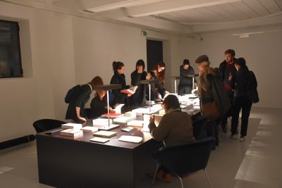 Ausstellungseröffnung "Lars Müller: Bücher bauen"
