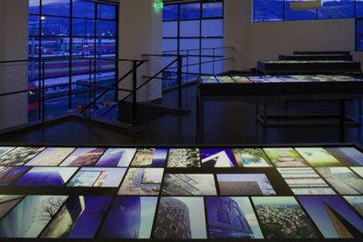 Blick in die Ausstellung "Hans Gangoly: Im Dialog"