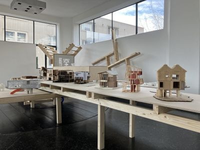 Ausstellung "ZENZI – Zentrum für zirkuläres und nach­haltiges Bauen" im aut