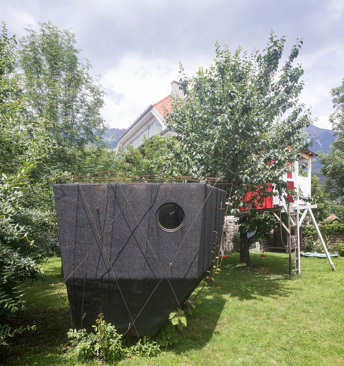 Sauna im Garten