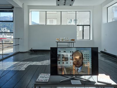 Blick in die Ausstellung "Über Othmar Barth"