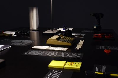 Blick in die Ausstellung "einfach alltäglich" im aut.