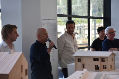 Ausstellungseröffnung "Rebuild: Figures of Space" mit Andrea Sirotti, Arno Ritter, Tommaso Fantini und Walter Angonese – © aut