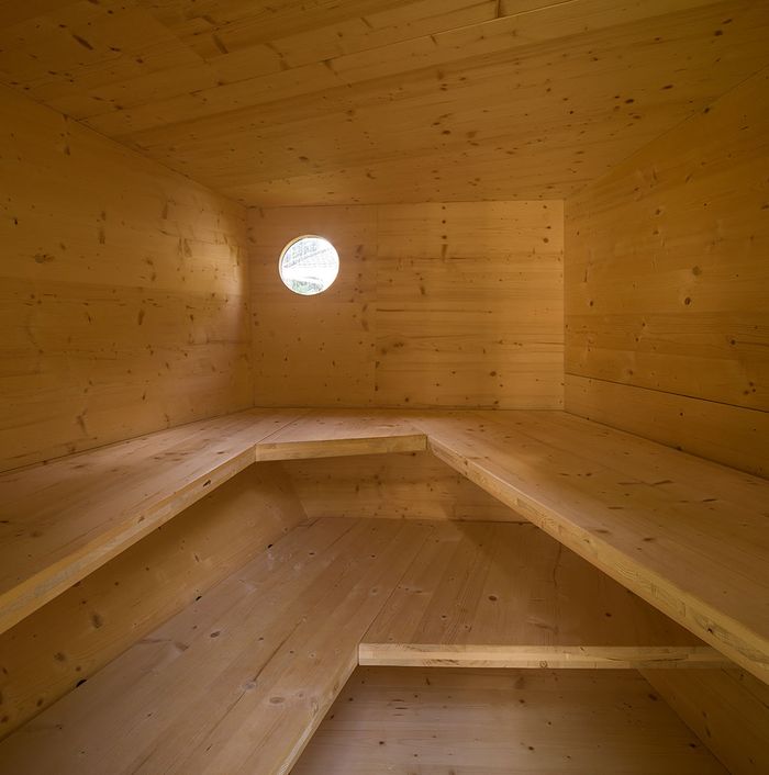 Sauna im Garten