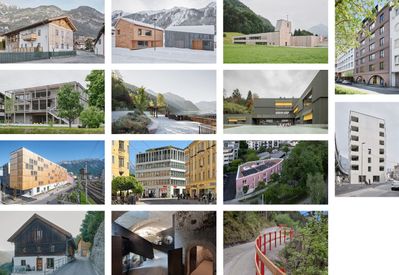 Die 14, zur „Auszeichnung des Landes Tirol für Neues Bauen 2026“ nominierten Projekte