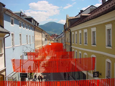 Architekturtage 2006 in Lienz – Architektonische Interventionen im Zentrum von Lienz.